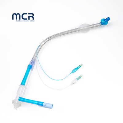 좋은 가격 일회용 PVC 부드러운 이중 뤼멘 내구 기관관 왼쪽 / 오른쪽 온라인으로