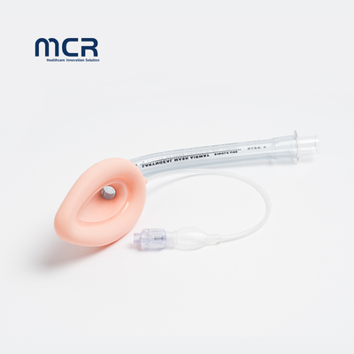 좋은 가격 PVC 튜브가 있는 일회용 구부러진 목구멍 마스크 온라인으로