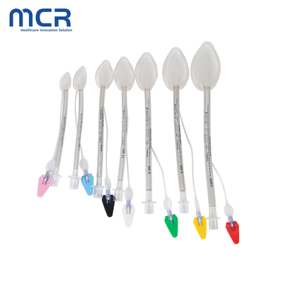 일회용 의료용 PVC 목구멍 마스크 호흡기 강화형 선택