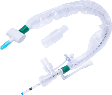 좋은 가격 PVC 물질 일회용 의료 용품 7Fr ICU용 닫힌 흡수 카테터 내막 온라인으로