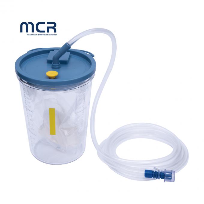1000ml - 3000ml 의료용 흡수 캔스터 흡수 라인어 봉지 세트 시스템 2