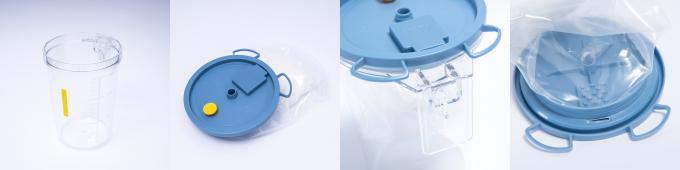 흡수 라인 시스템 1500ml 및 2500ml 흡수 라인 가방과 흡수 병 0